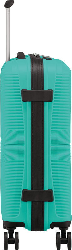 American Tourister Handgepäck-Trolley – Hartschale, 4 Doppelrollen, mit TSA, Aqua Grün, 40 × 50 × 20 cm