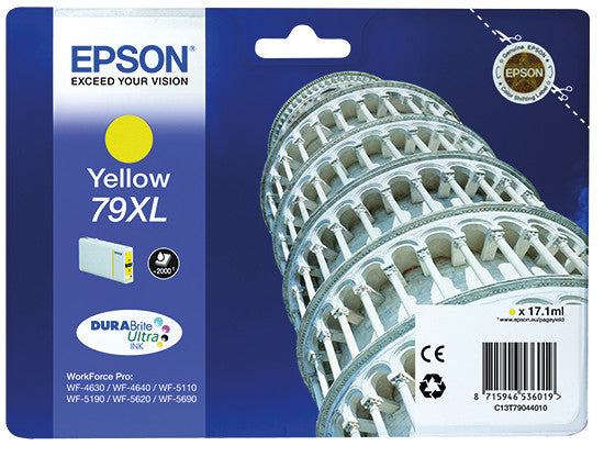 Epson Tintenpatrone 79XL, Gelb, XL, 2'000 Seiten