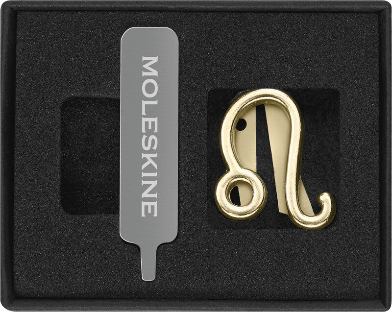 Moleskine Anhänger Sternzeichen Löwe – Gold, Zinklegierung