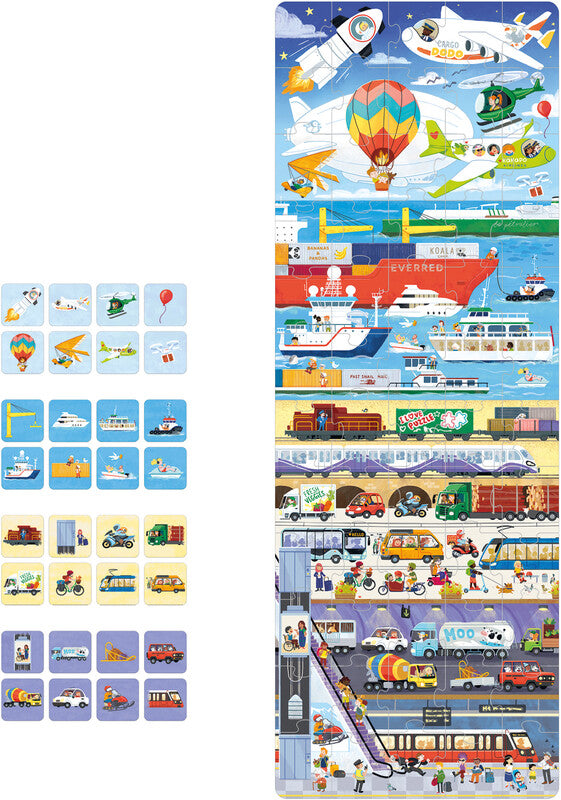 Banana panda Transport – Logikspiel, 1 Spieler, ab 4 Jahren