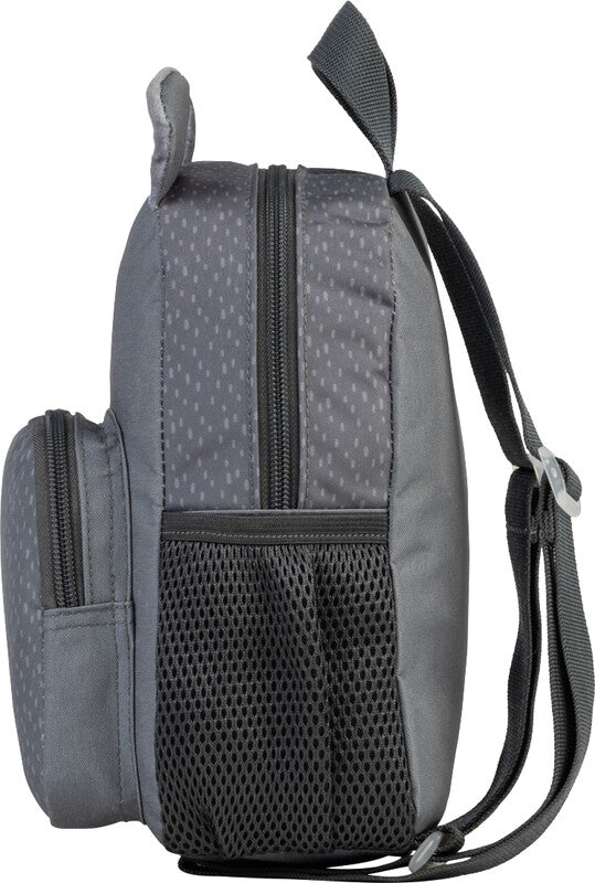 Glühwürmchen Kindergartenrucksack Ella – Bär, grau – 21,0×24,0×13,0 cm