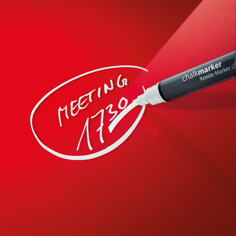 Sigel Whiteboard – 100 × 65 cm, Glas, magnetisch, Wandmontage, inkl. Magnete, Montagesatz