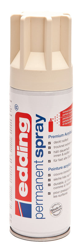 Edding Acryllack – Farbspray – Elfenbein, Seidenmatt, 200 ml