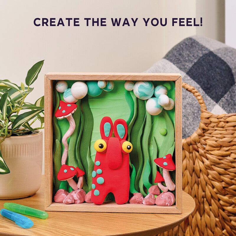 Okto Sensory Art – Modelliermasse-Set Little Worlds – ab 8 Jahren – 210 × 210 mm