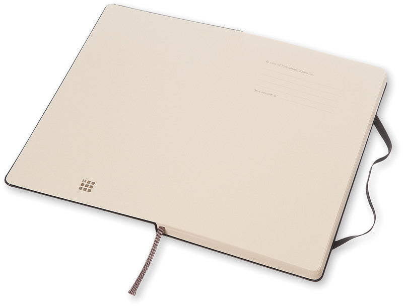 Moleskine Notizbuch, 130 × 210 mm, punktkariert, Leimbindung, Hardcover, 240 Seiten, 70 g/m² – schwarz