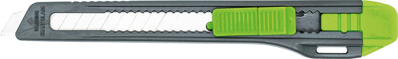 Q-CONNECT Cutter – 9 mm, Klingenarretierung, für Linkshänder geeignet, inkl. 1 Klinge