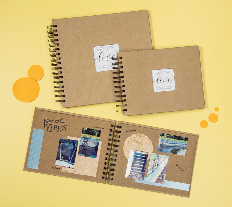 Hama Fotoalbum Wiro Craft – Kraft, Spiralbindung, Papier, 280 × 240 mm