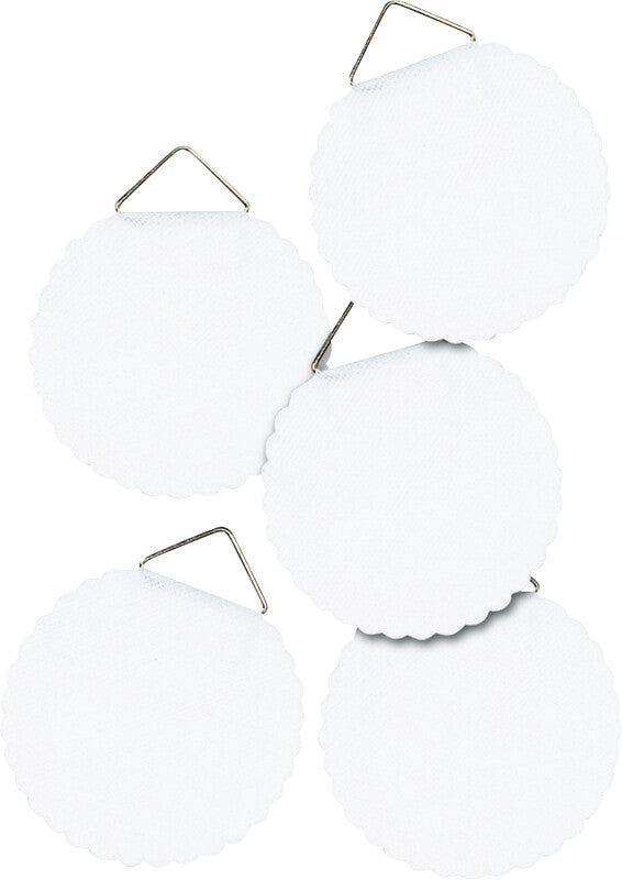 HERMA Bildaufhänger – Ø 45 mm, weiss, Papier/Draht, 6er-Pack