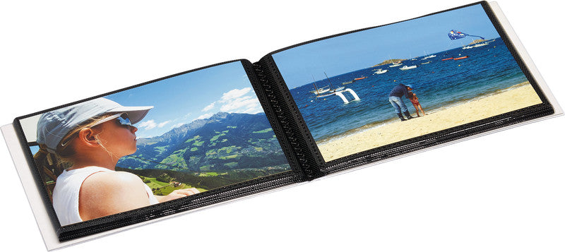 Walther Design Fotoalbum Mini Memories – für 100 × 150 mm, 40 Fotos, sortiert, Kunststoff, 170 × 130 mm