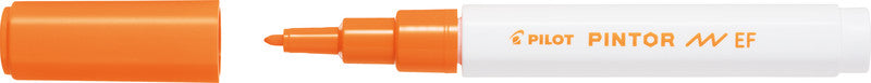 Pilot Pigment-Marker Pintor – Rundspitze 0,5-0,7 mm – Orange – Für dunkle Oberflächen geeignet