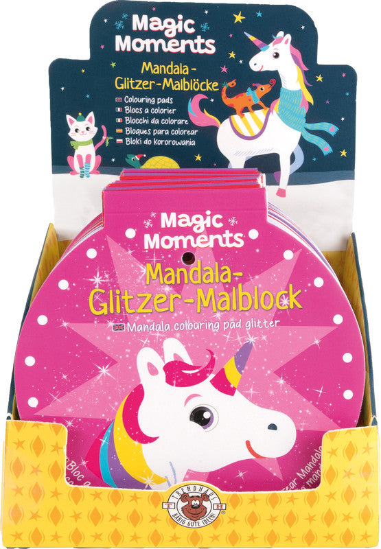 Trendhaus Magic Moments Malbuch, Karton, 13 × 13,5 cm, sortiert, ab 3 Jahren