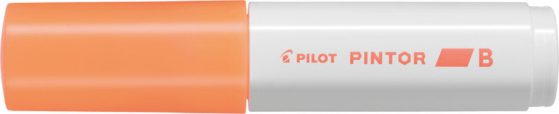 Pilot Pigment-Marker – Keilspitze 8 mm – Neonorange – Für dunkle Oberflächen geeignet