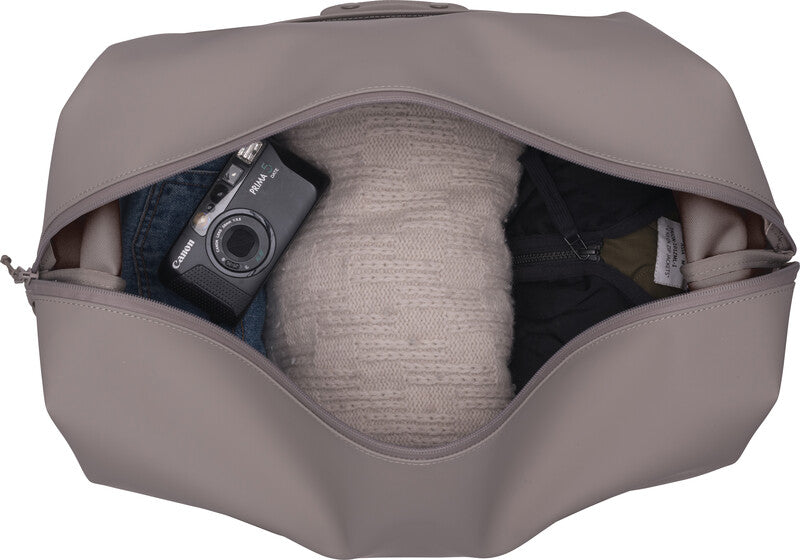 Beckmann Reisetasche – 45 l, rPET, Warm Grey, 50 × 32 × 25 cm