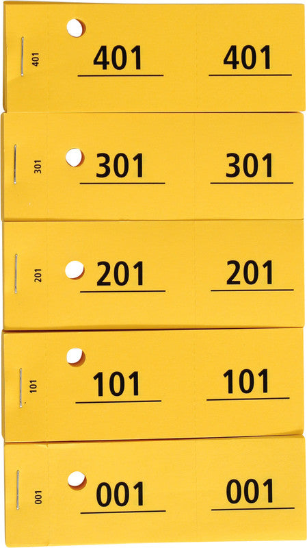 Adri Formularblock – Garderobe, 100 Blatt, 113 × 40 mm