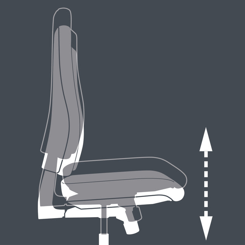 Topstar Bürostuhl Point 70 – Sitzhöhe 41–53 cm, 110 kg, schwarz