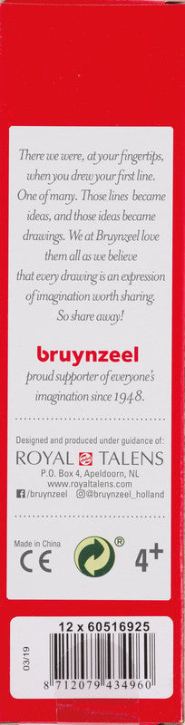 Bruynzeel Farbstift – zitronengelb, Mine Ø 3,3 mm