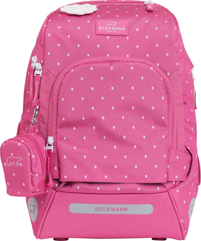 Beckmann Schulrucksack – Strawberry – Recycelte Materialien