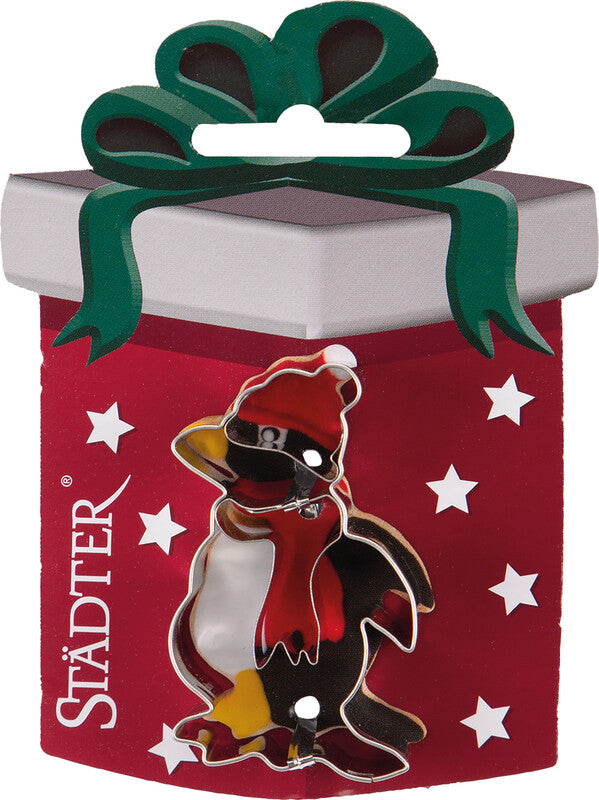 Städter Ausstecher – Weihnachtspinguin-Form – Edelstahl – Silber – 6 cm – 1-teilig