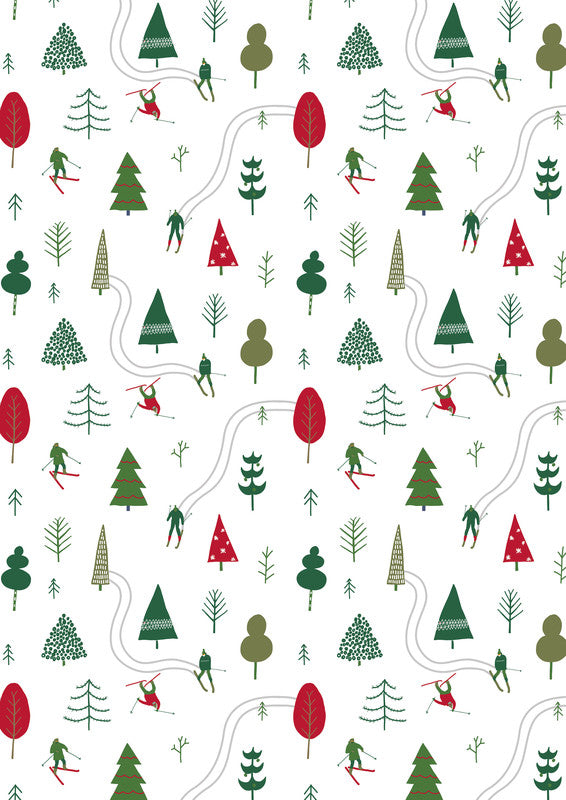 Zoewie Geschenkpapier Urban Tradition – Weihnachten – 70 cm × 2 m, Papier, 80 g/m2, sortiert