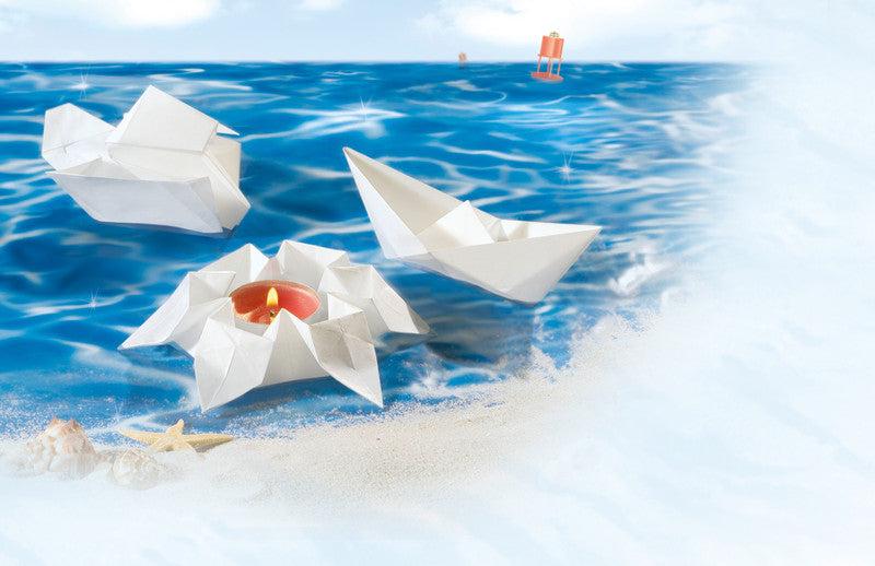 Folia Faltblätter aus Schwimmpapier – 200 × 200 mm – 65 g/m² – Weiss – 20 Blatt