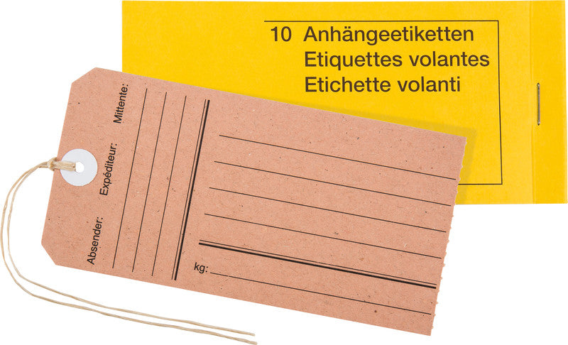Biella Schuletiketten – 120 × 60 mm, 10 Stk, Karton