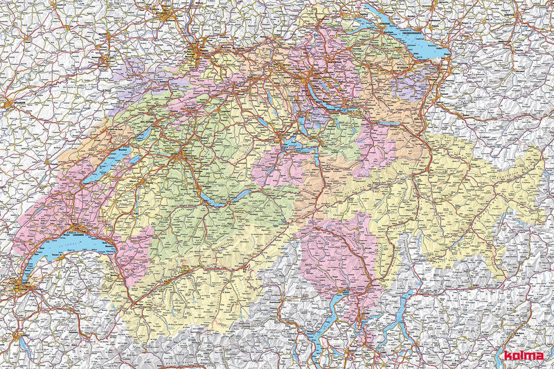 Kolma Schreibunterlage – Schweiz – 500 × 340 mm – Kunststoff, rutschfest