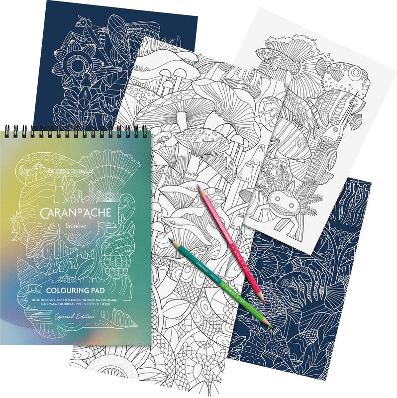 Caran d-Ache Claim your Style Malbuch, Papier, 14,8 × 21 cm, Mehrfarbig