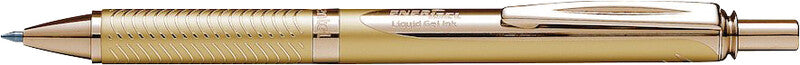 Pentel EnerGel Sterling BL407 – Tintenroller, schnelltrocknend, Druckmechanik, 0,7 mm, blau