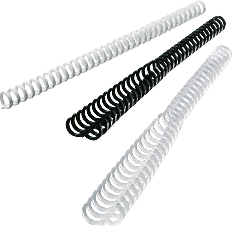 GBC Bindedisc-Ringe – Ø 12 mm, schwarz, Kunststoff – 50 Stk.