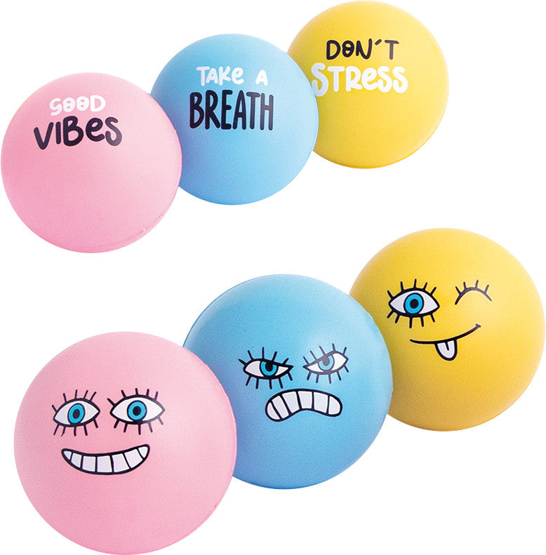 Trendhaus Stressball – Ø 62 mm, mehrfarbig