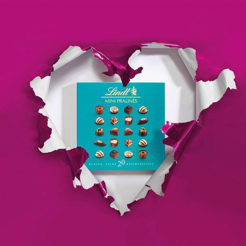 Lindt Pralinés – sortiert, Schachtel, 20 Stück (100 g)