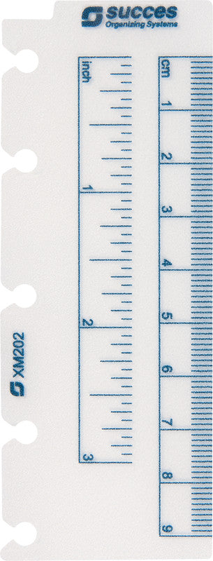 Succes Wandtafel-Lineal – Kunststoff, transparent, 6-fach gelocht – für SUCCES Standard Ringbuch