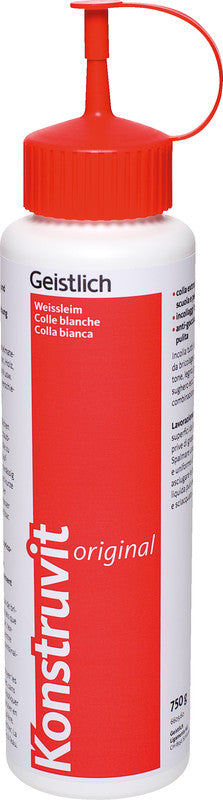Konstruvit Weissleim – 750 g – weiss – trocknet transparent, lösungsmittelfrei