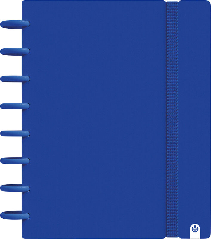 Carchivo Spiralbuch A5, kariert, Spiralbindung, 80 Blatt, 100 g/m² – blau