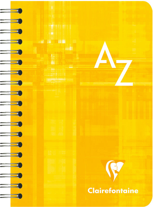 Clairefontaine Spiralblock, 95 × 140 mm, kariert, Spiralbindung, Karton, 50 Blatt, 90 g/m² – sortiert