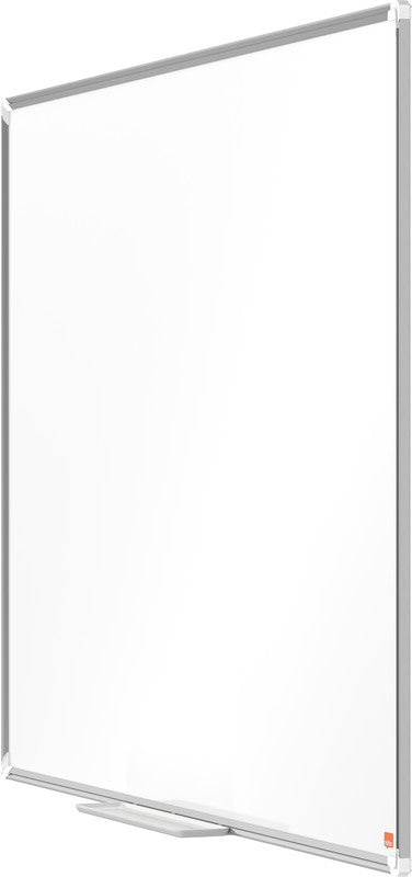Nobo Whiteboard – 120 × 90 cm, Stahl, magnetisch, Aluminiumrahmen, Wandmontage, inkl. Marker, Markerablage