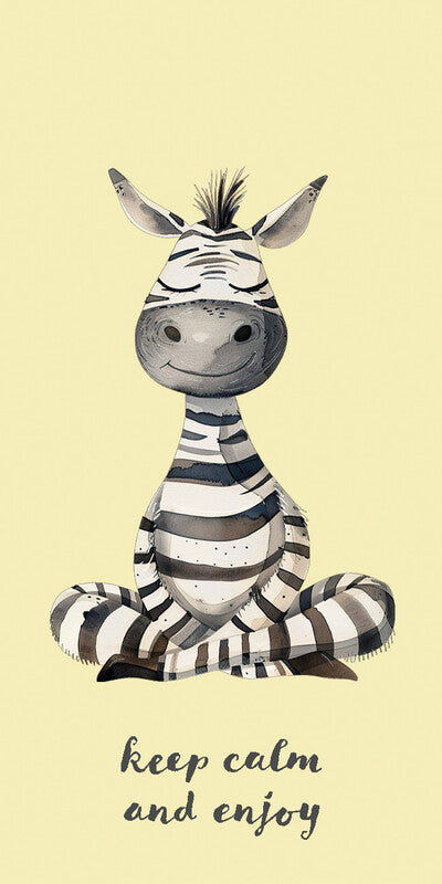 Velumis Taschentücher Zebra – 3-lagig, 55 × 110 mm – 10 Taschentücher