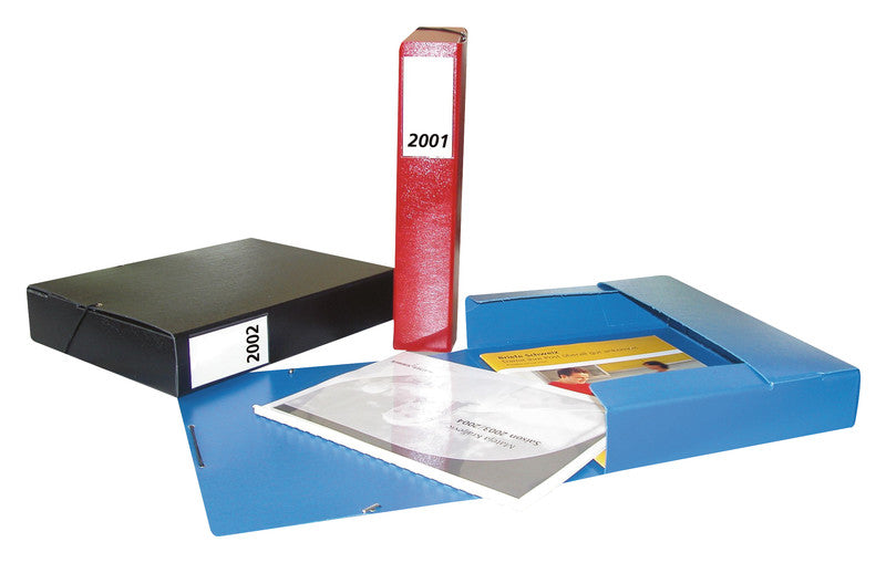 Erola Sammelmappe für A4, Karton, Rot, mit Gummizug
