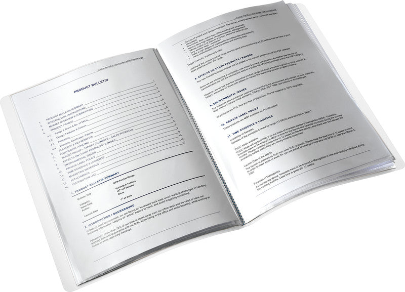 Leitz WOW Sichtbuch, für A4, 20 Hüllen – PP – Grün