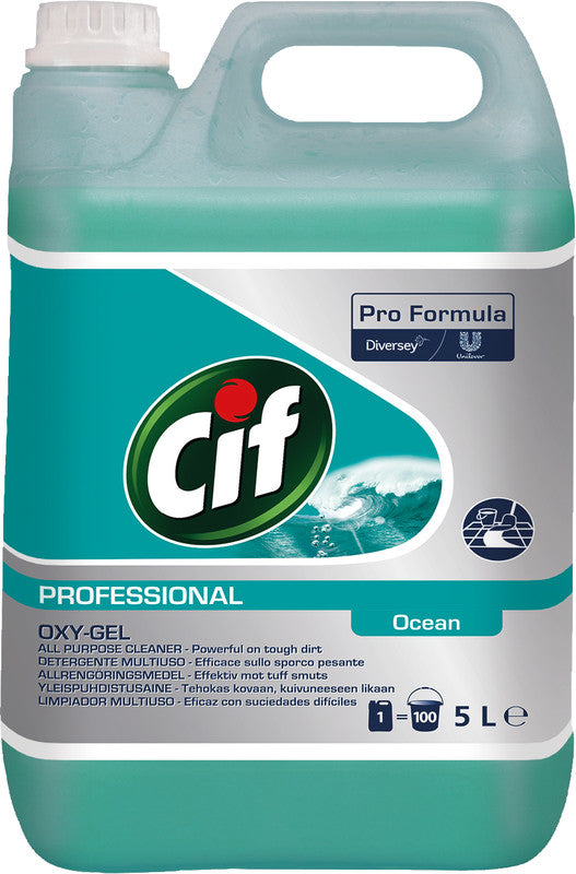 Cif Pro Formula – Allzweckreiniger Oxy Gel Ocean – 5 l