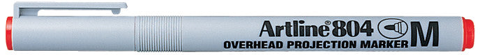 Artline Non-Permanent-Marker 804 M – mittlere Rundspitze 1 mm – rot – feucht abwischbar