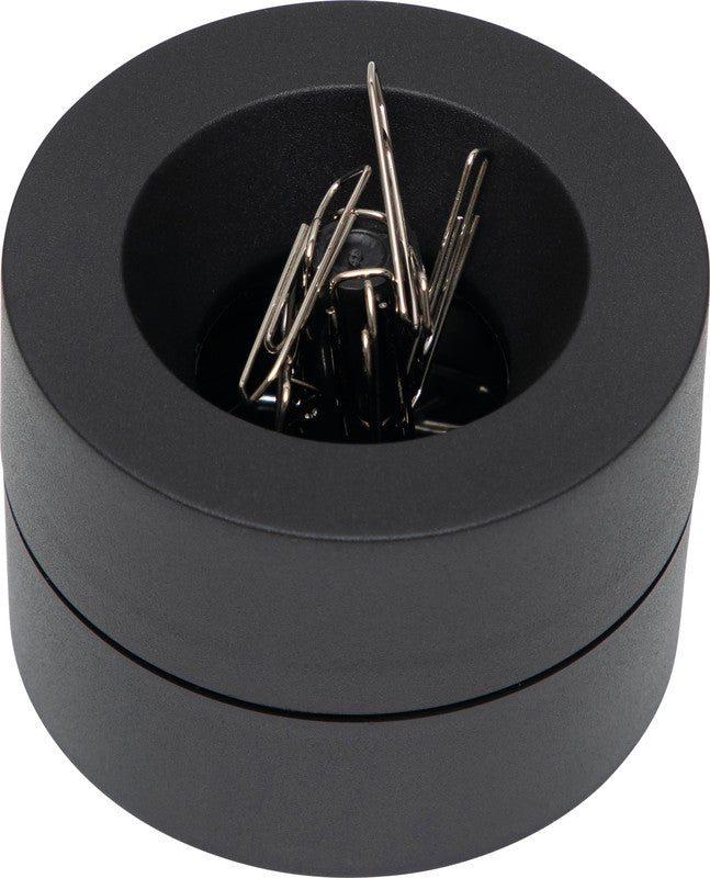 MAUL Klammerspender – Kunststoff, Schwarz, 73 × 60 mm