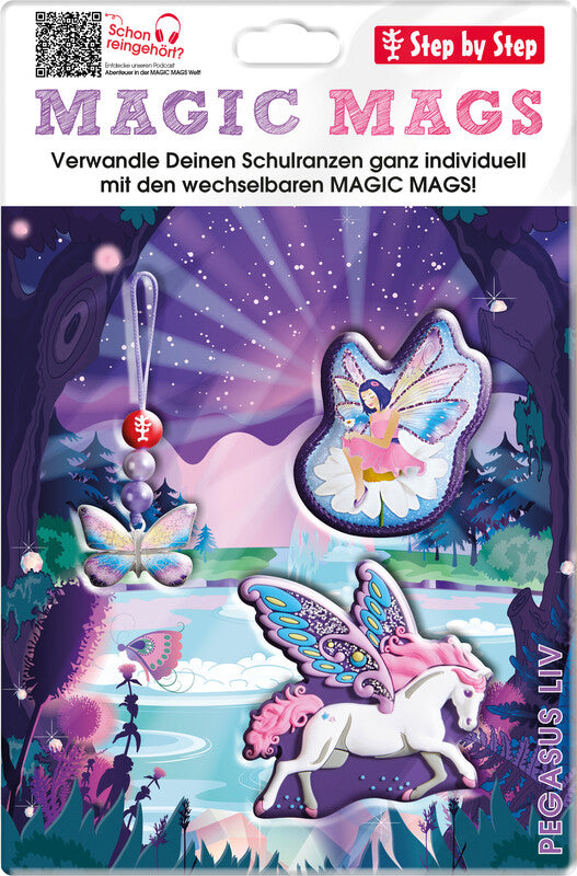 Step by Step Magic Mags Zubehörset – 3-teilig – Pegasus Liv – für Cloud, Space, 2in1 Plus und andere