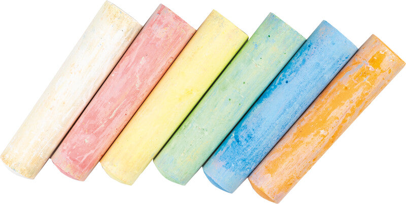 Centrum Strassenmalkreide farbig sortiert rund Ø 25 × 105 mm abwaschbar – 20 Stück