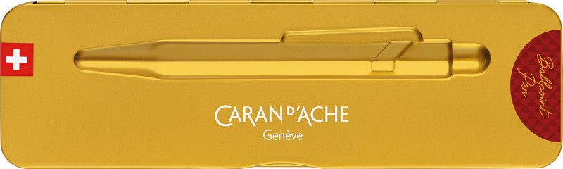Caran d-Ache Caran d'Ache Kugelschreiber – Granatrot, Seidenmatt, Aluminium