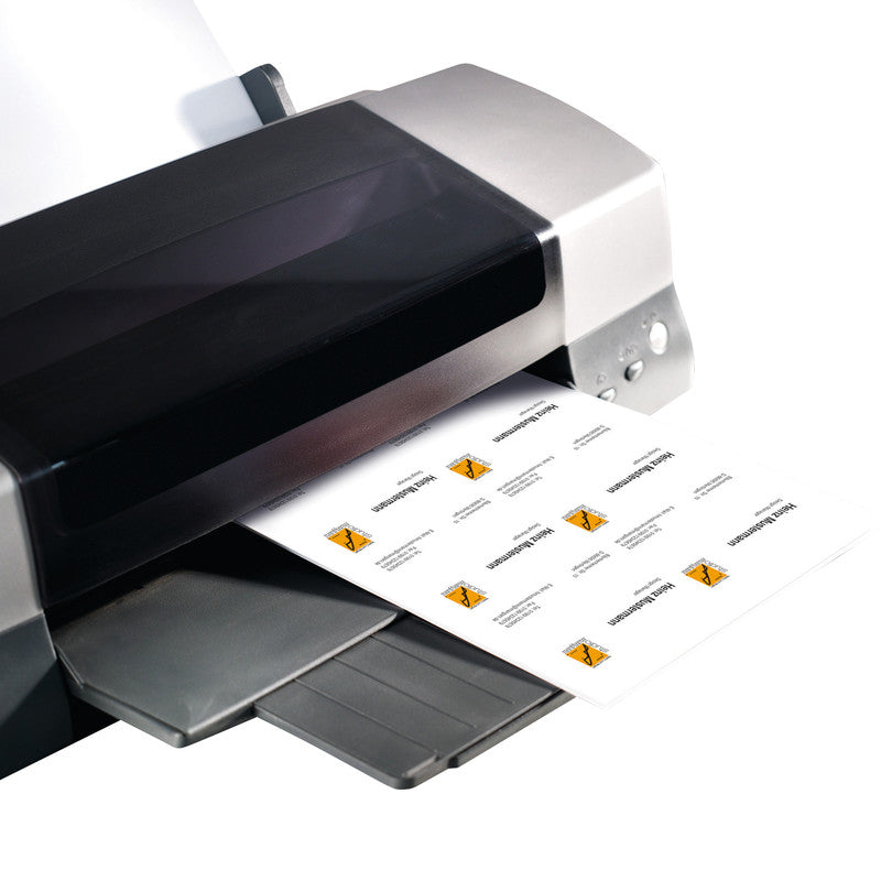 Sigel Visitenkarten, 85 × 55 mm – für Laser/Inkjet/Kopierer – A4, 10 pro Blatt – 100 Karten – FSC-zertifiziert