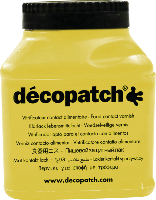 Décopatch Serviettentechnik-Lack – Transparent, 180 ml, für Lebensmittelkontakt