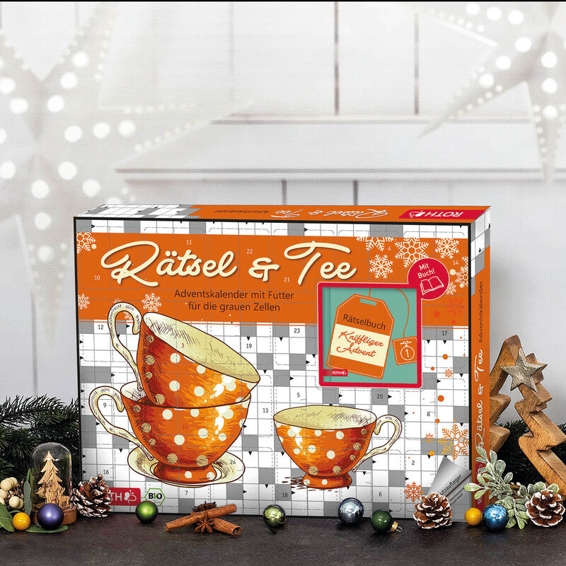 Roth Rätsel & Tee – Adventskalender – 24 Bio-Tees