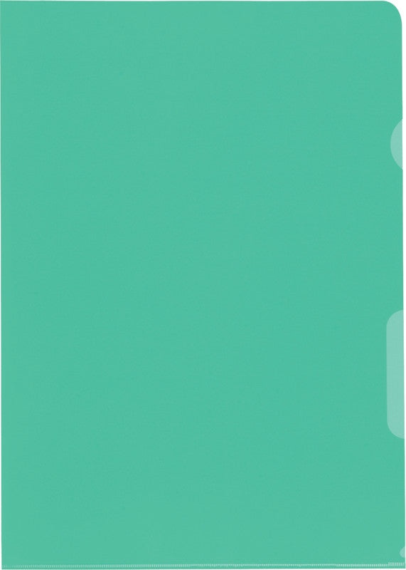 Kolma Sichtmappe A4 – Grün, Kunststoff, Matt, 100 µm, 100er-Pack