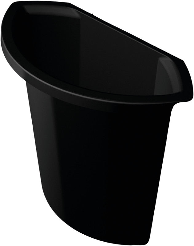 Helit Abfalleinsatz – 6 l – Kunststoff, Schwarz – B × H × T 315 × 295 × 150 mm – für H61061 & H61062